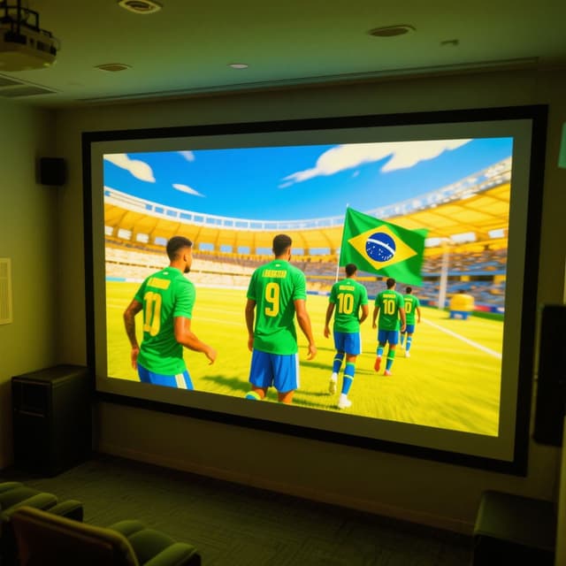 Assistindo a Seleção