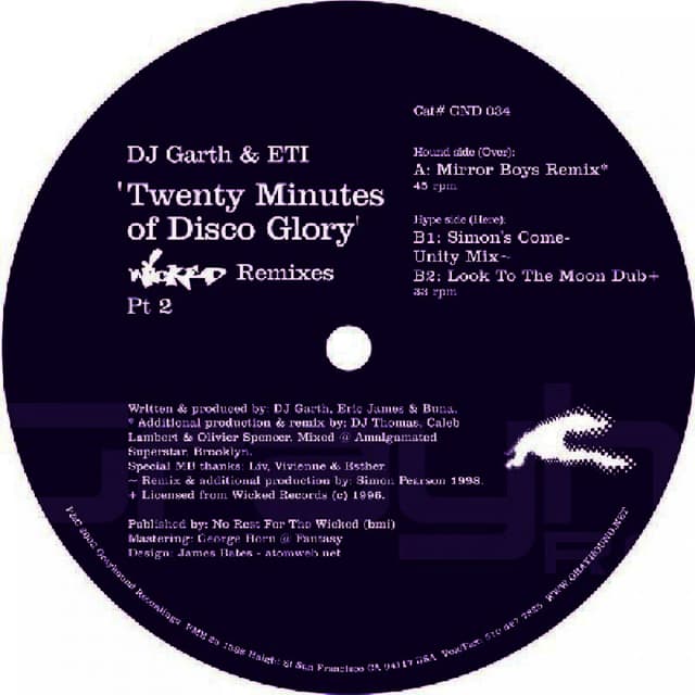 20 Minutes of Disco Glory (Mirror Boys Rmx / '98 Simon Mix)