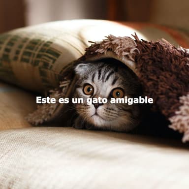 Este es un gato amigable