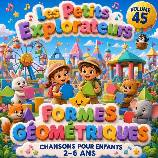 Les Petits Explorateurs Volume 45– Formes Géométriques - Chansons pour Enfants 2–6 Ans