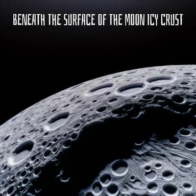 Beneath the Surface of the Moon Icy Crust