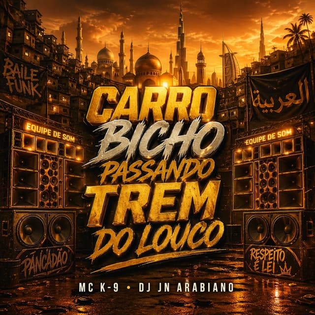 Carro Bicho Passando Trem do Louco