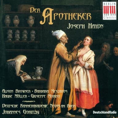 Lo speziale (Der Apotheker), Hob.XXVIII:3: Act I Scene 2: Oh belissima nuova! (Sempronio, Mengne) - Scene III: Servo, signor spezi