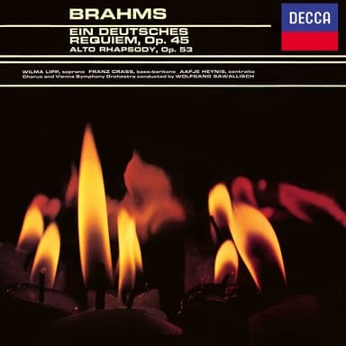Brahms: Ein Deutsches Requiem, Op. 45; Alto Rhapsody; Schicksalslied; Academic Festival Overture; Tragic Overture; St Anthony Vari