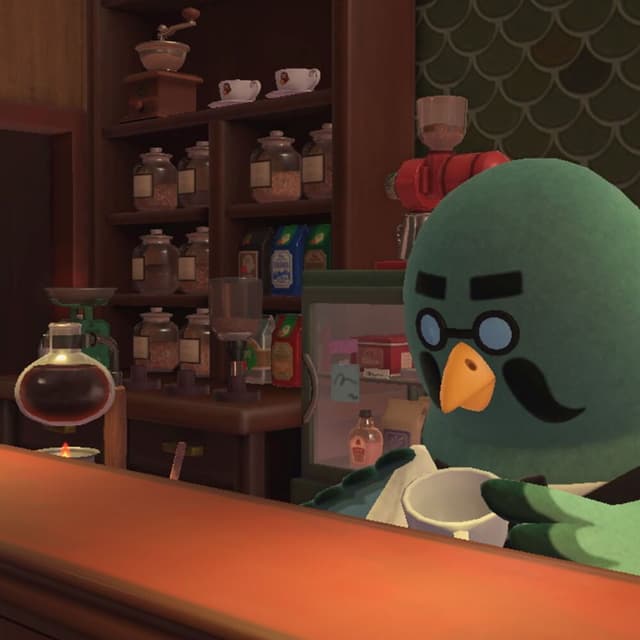 The Roost Cafe (Animal Crossing City Folk Coffee Shop Bitcrushed Old Speaker Lofi Mix)