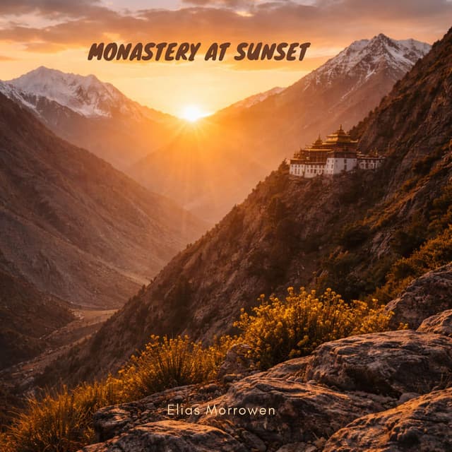 Monastery at Sunset