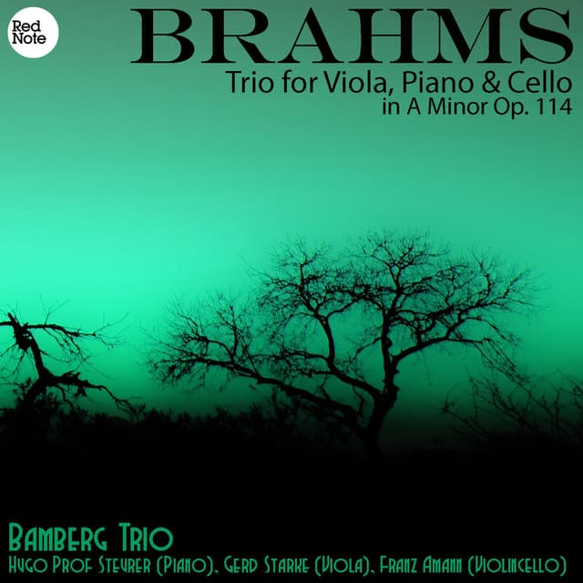 Brahms: Trio for Viola, Piano & Cello in A Minor Op. 114