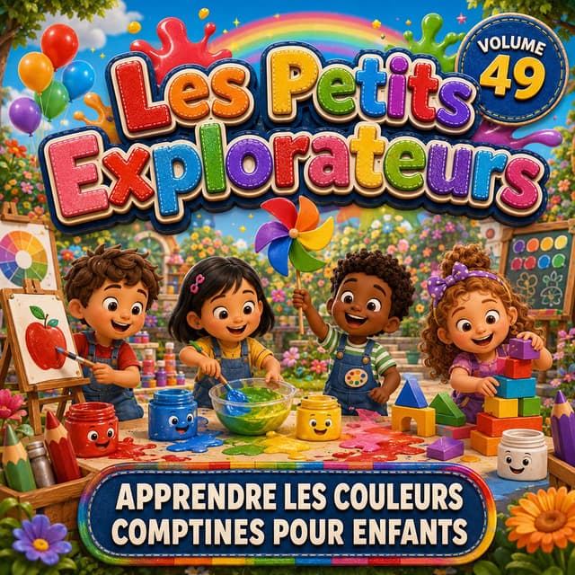 Les Petits Explorateurs Volume 49 – Apprendre les Couleurs - Comptines pour Enfants