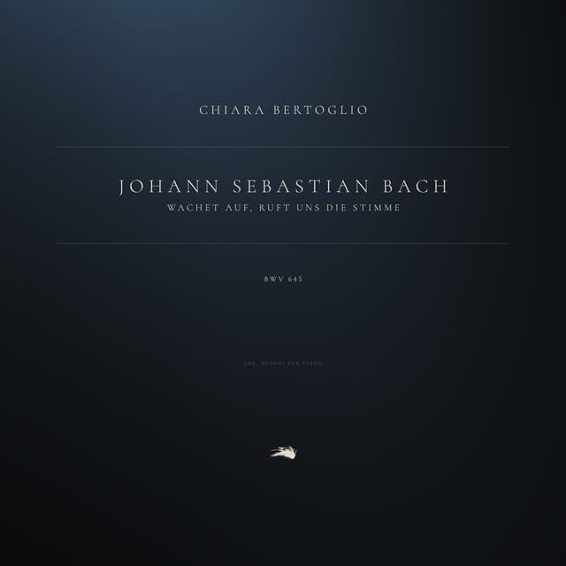 Wachet auf, ruft uns die Stimme, BWV 645 (Arr. Busoni for Piano)