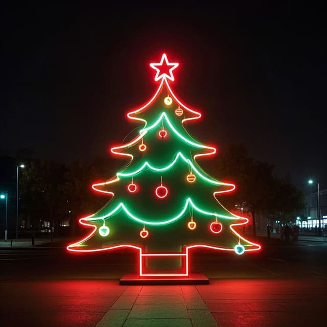 Neon Carolers