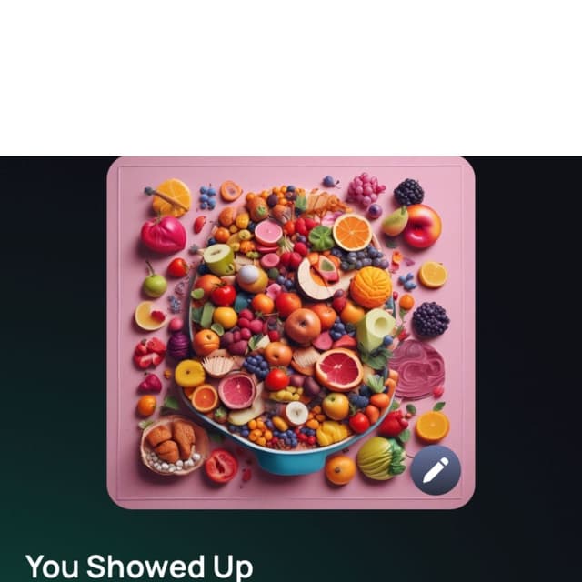 You Showed Up