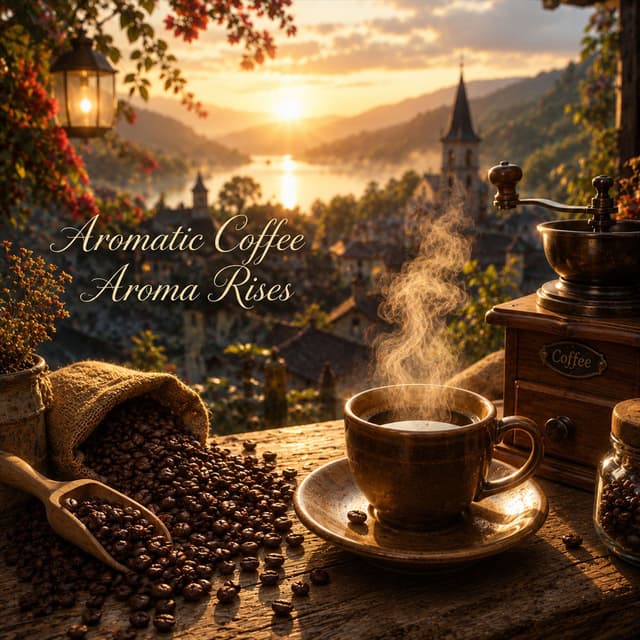 Aromatic Coffee Aroma Rises