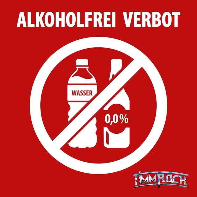 Alkoholfrei Verbot