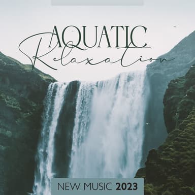 Aquatic Relaxation (New Music 2023) - Ocean Wave Sounds, Soothing Waterfalls, Resting Water Flow, Rain Drops