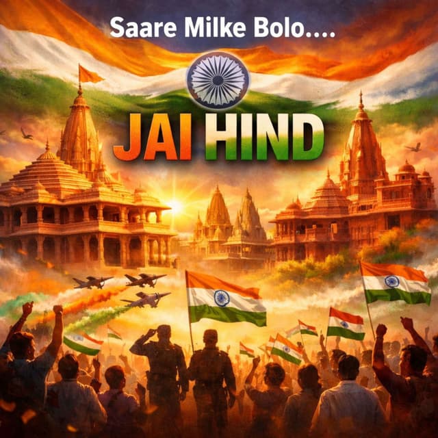 Saare milke bolo Jai Hind…