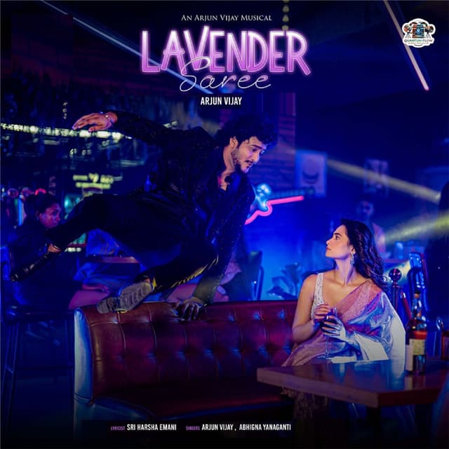 Lavender Saree