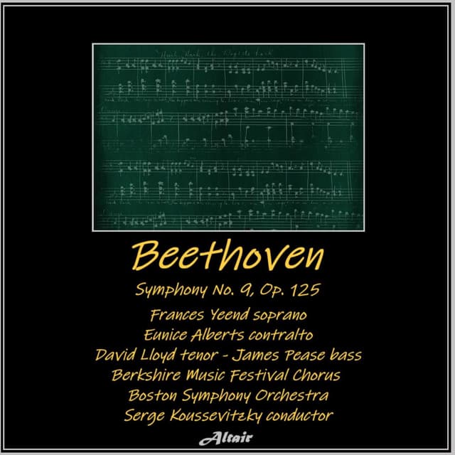 Beethoven: Symphony NO. 9, OP. 125