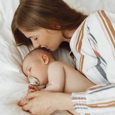 Illuminated Bonding: Relaxing Fire and Nature for Baby Time