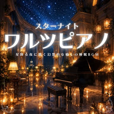 Star Night Waltz Piano - Enchanting and Soothing Sleep Music, Echoing on a Starry Night