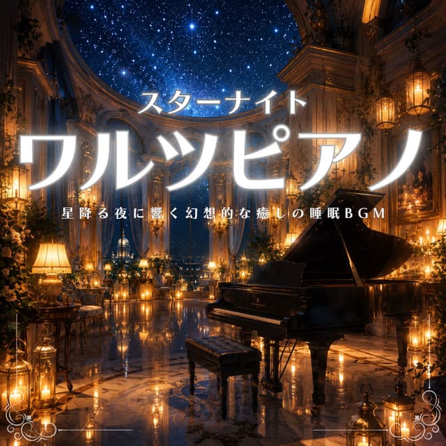 Star Night Waltz Piano - Enchanting and Soothing Sleep Music, Echoing on a Starry Night