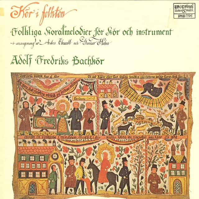 Folkliga koralmelodier för kör och instrument