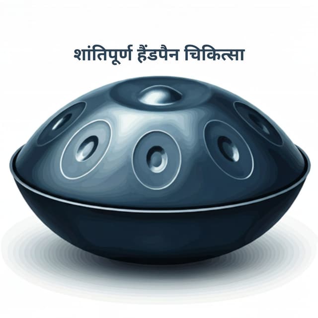 शांतिपूर्ण हैंडपैन चिकित्सा
