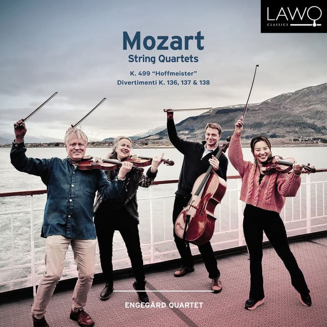 Mozart String Quartets K. 499 "Hoffmeister", Divertimenti K. 136, 137 & 138