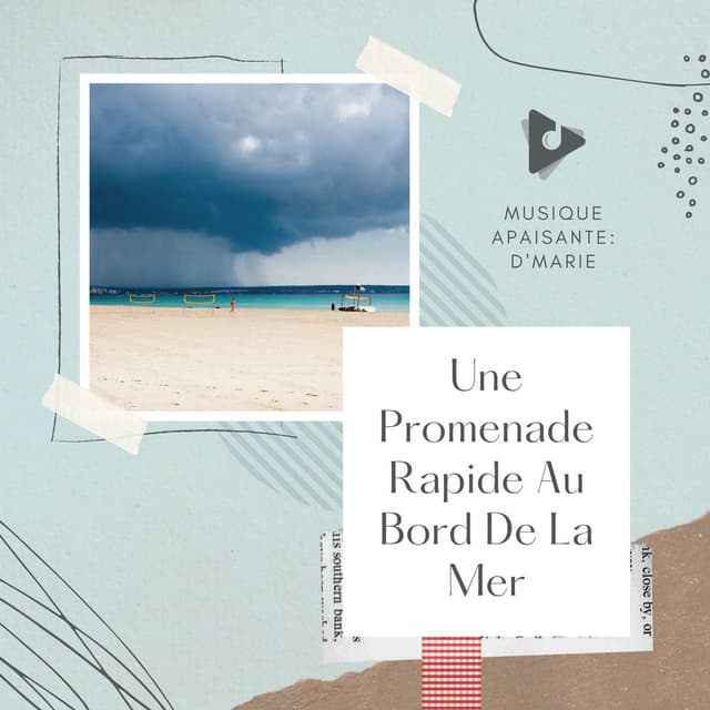Une Promenade Rapide Au Bord De La Mer