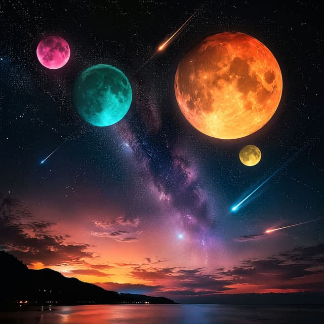 Luas e cometas