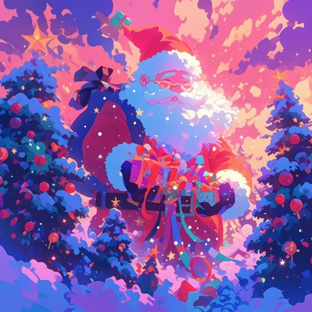 Frosty Christmas Tranquility: Whispers in Winter Twilight