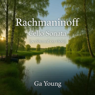 Sergei Rachmaninoff: Cello Sonata (Performed on Viola)