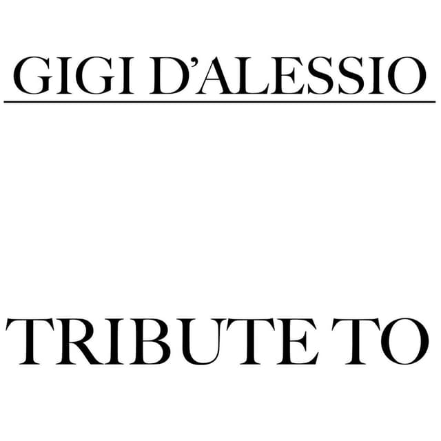 Tributo a Gigi D'Alessio