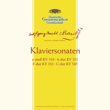Mozart: Piano Sonatas, K.310; K.331; K.332 & K.545