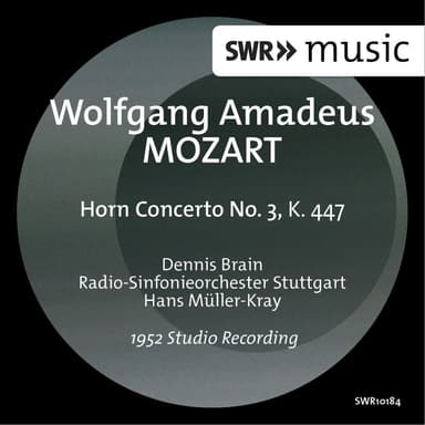 Horn Concerto No. 3 in E-Flat Major, K. 447: II. Romanze. Larghetto
