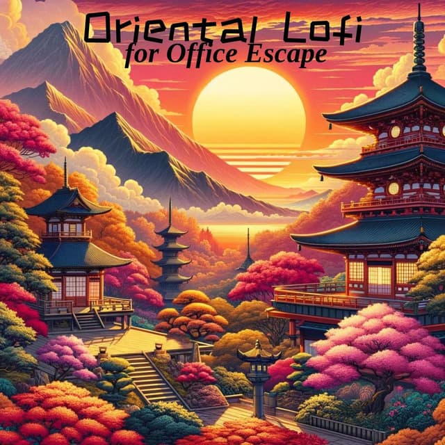 Oriental Desktop Dreams: Lofi Ambient Waves for Office Escape