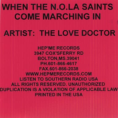 When The N.O.L.A. Saints Come Marching In