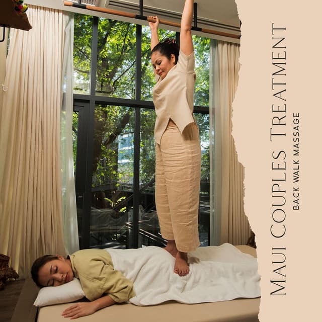 Maui Couples Treatment: Back Walk Massage, Oceanfront Massage, Neck and Shoulder Massage,Coconut Loofah Scrub and Warm Dry-Float B