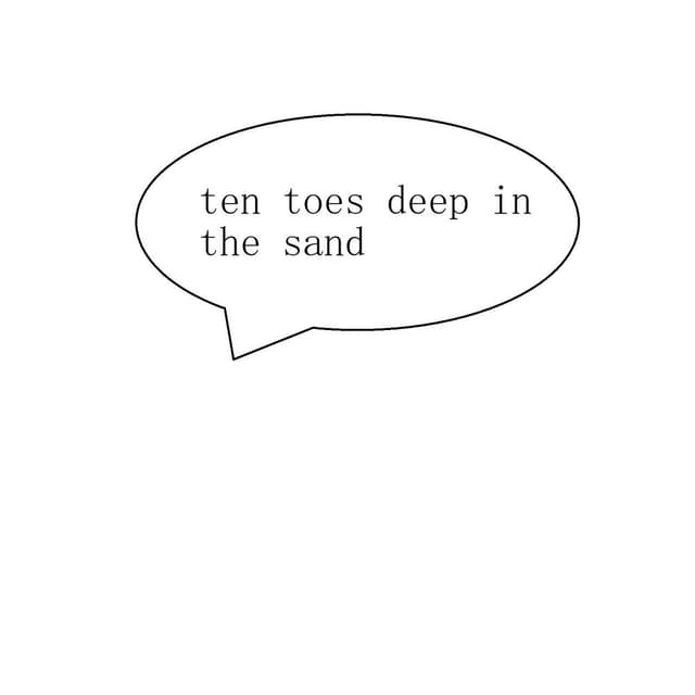 Ten Toes Deep In The Sand