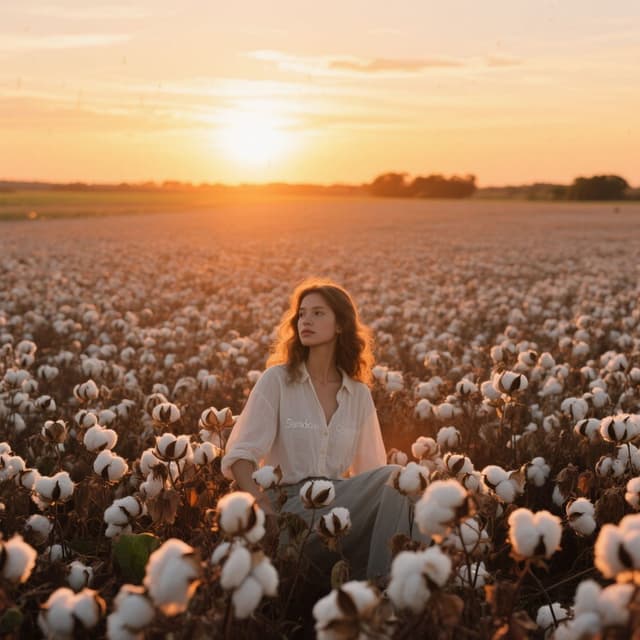 Cotton Field Sundown Moan