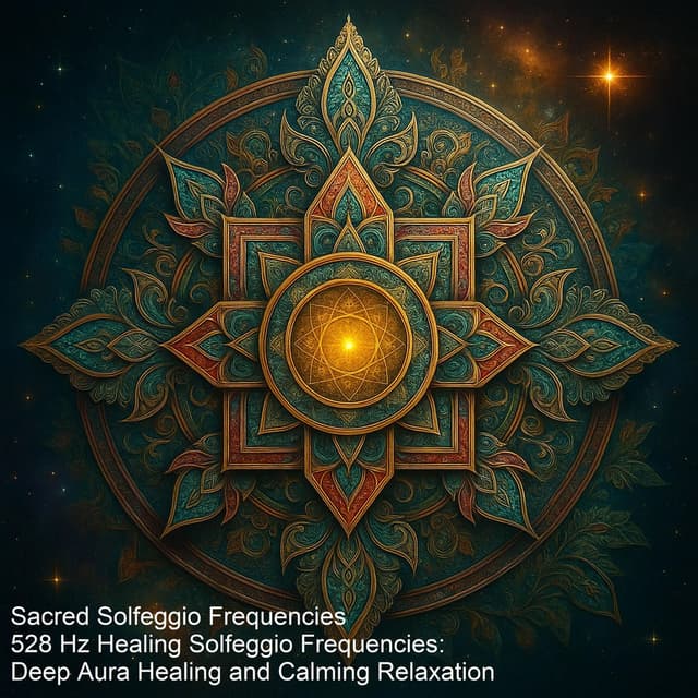 528 Hz Healing Solfeggio Frequencies: Deep Aura Healing and Calming Relaxation