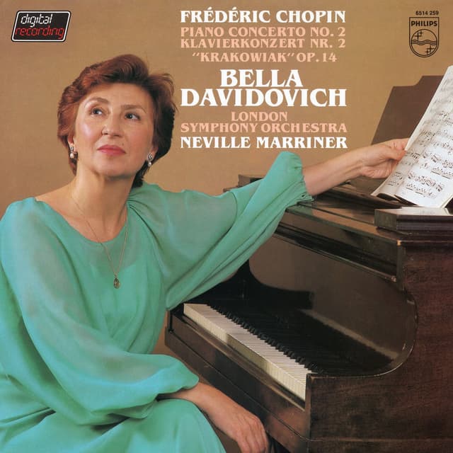 Chopin: Piano Concerto No. 2, Krakowiak (Bella Davidovich — Complete Philips Recordings, Vol. 3)
