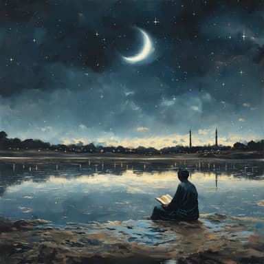 Crescent Moon Peaceful Sleep Time Nasheeds