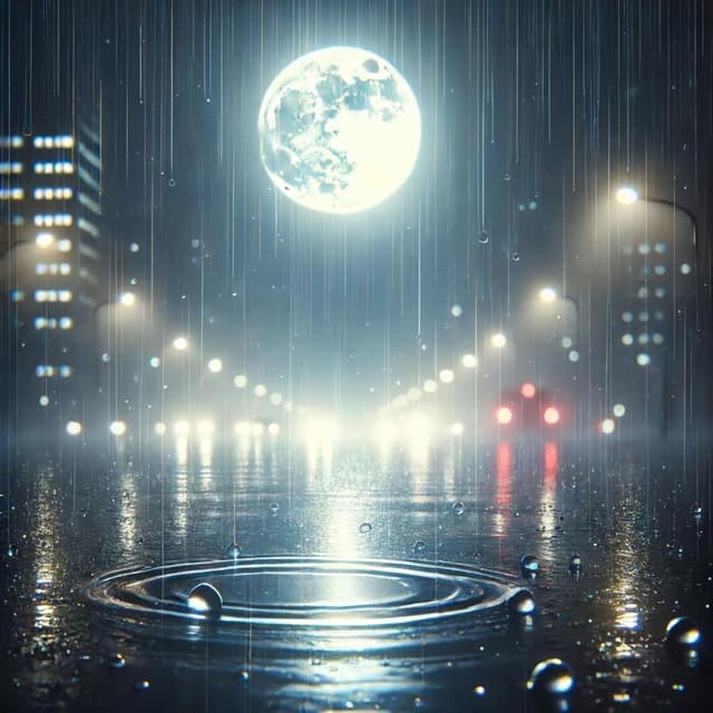 Lluvia a la luz de la luna: Duerme bien con el sonido de la lluvia