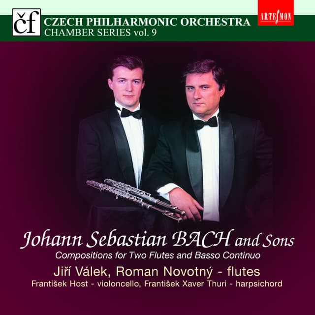 Johann Sebastian Bach and Sons (Compositions for Two Flutes and Basso Continuo)
