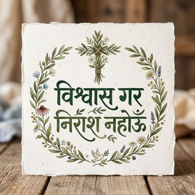 Biswas Gara Nirash Nahou | (नेपाली क्रिस्टिय कोरस नम्बर 110)