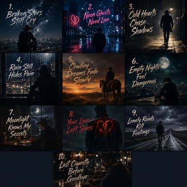 Cinematic tales of heartbreak and solitude