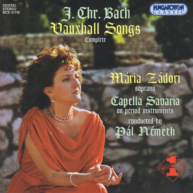 Bach, J.C.: Vauxhall Songs (Complete)
