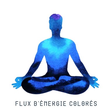 Flux d'énergie colorés: Couches de chakras, Relaxation profonde, Zone de méditation apaisante
