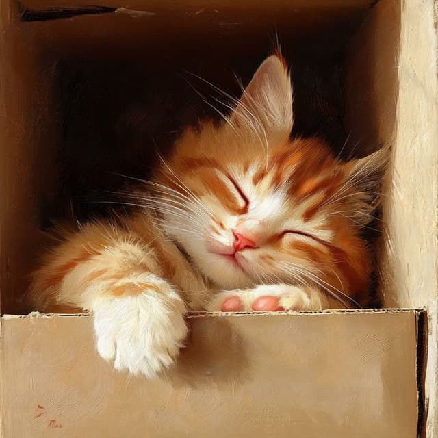華麗なるネコの聖域: 豪華なる猫の贅沢な休息