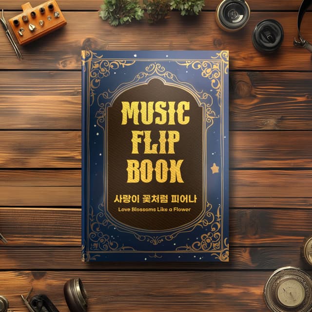 Music Flip Book Page.20 Love Blossoms Like a Flower